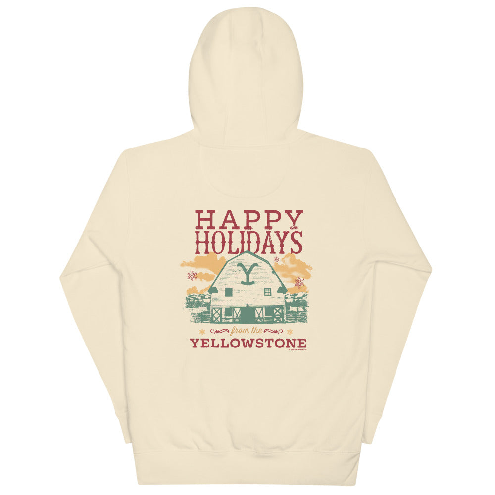 Yellowstone Feiertag Scheune Unisex Premium-Kapuzenpulli
