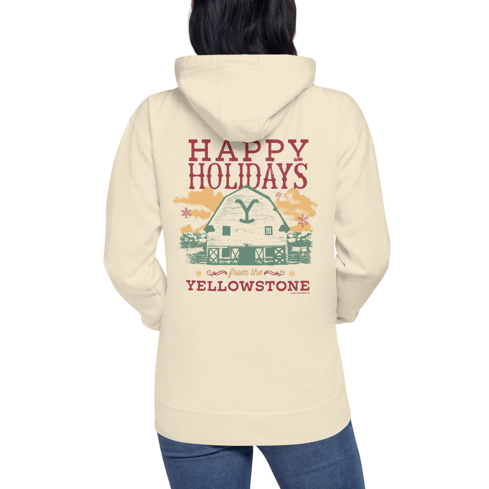 Yellowstone Feiertag Scheune Unisex Premium-Kapuzenpulli