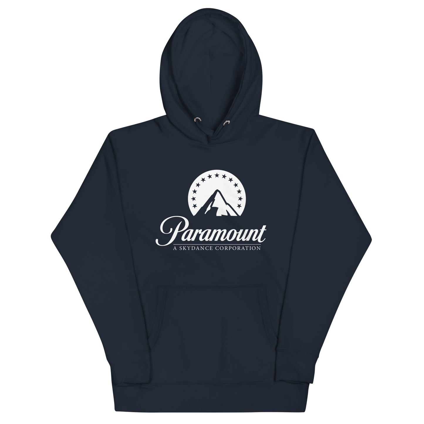 Paramount mountain logo graphic on front of hoodie