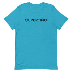 Cupertino T-Shirt Logo - Heather Aqua / XS