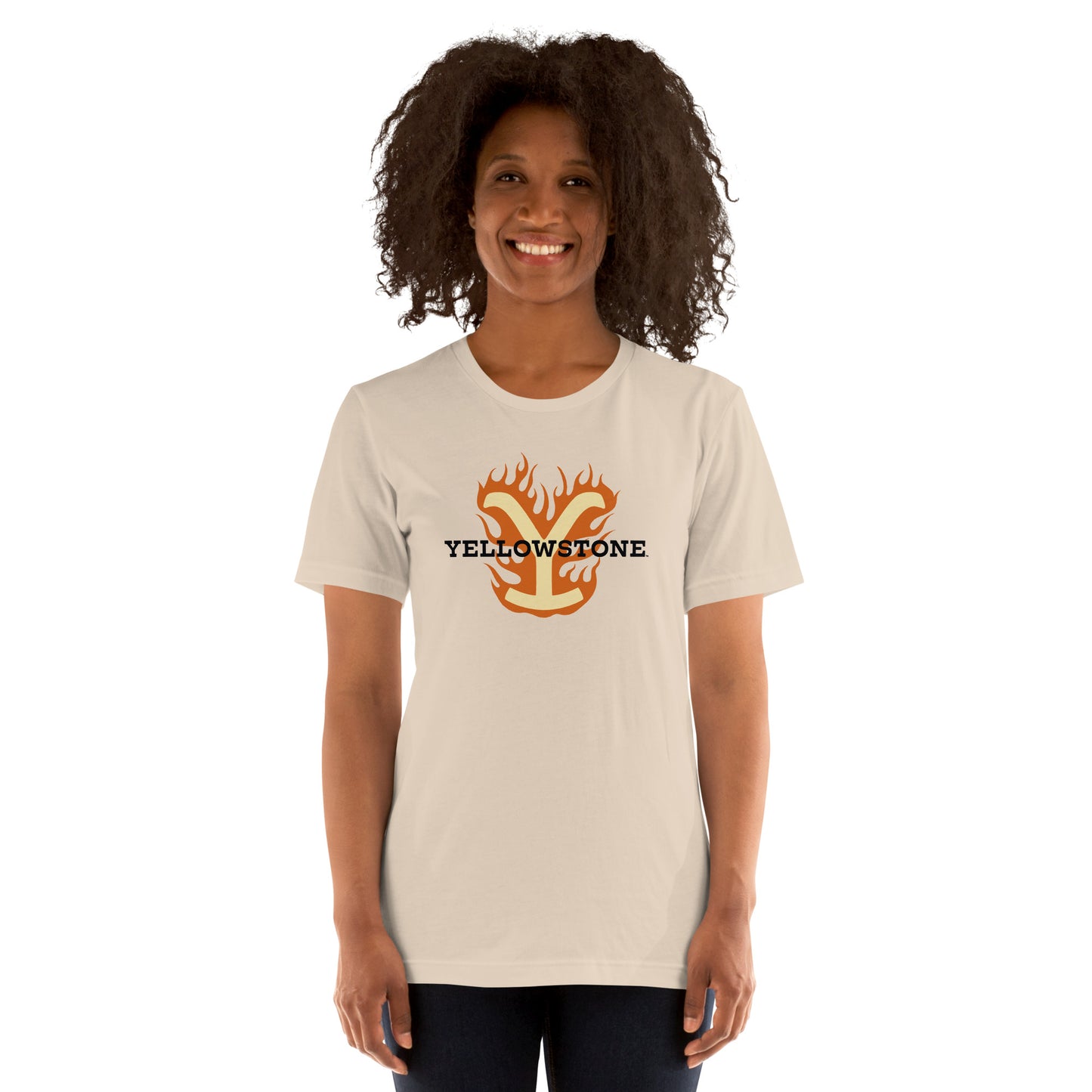 Yellowstone T-Shirt Flaming Y Retro