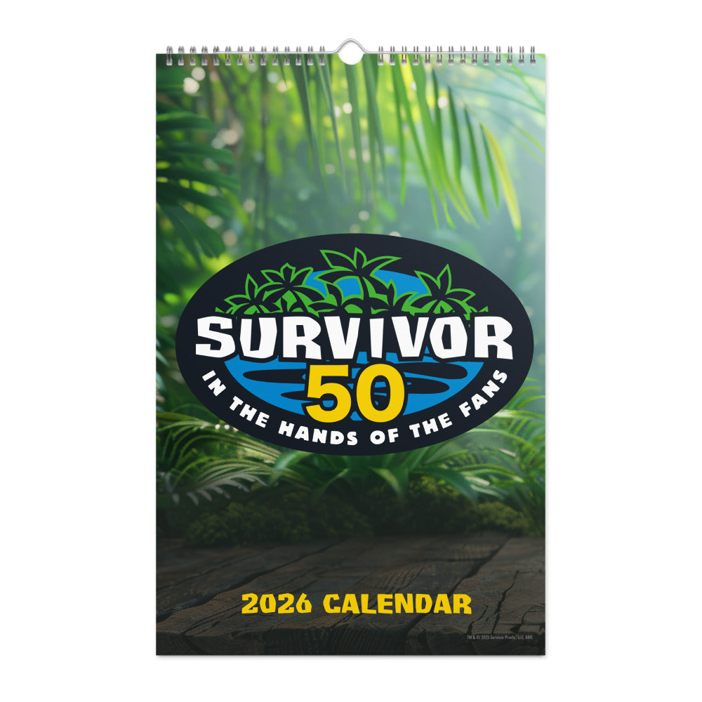 Survivor 2026 Wall Calendar