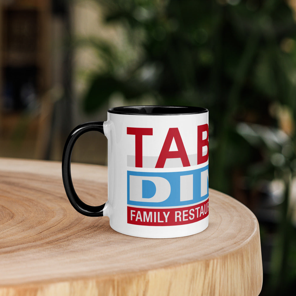 The Running Man Tabby's Diner Two-Tone Mug