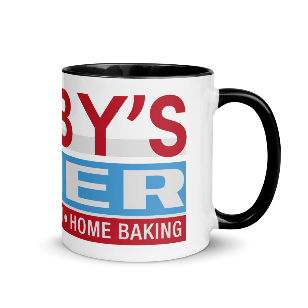 The Running Man Tabby's Diner Two-Tone Mug