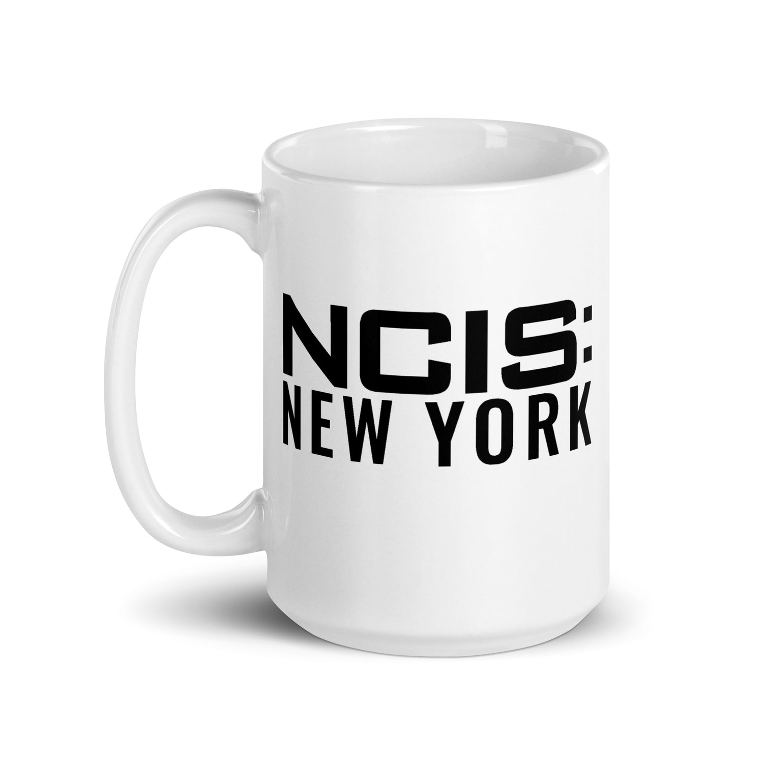 Bottom base view of the NCIS New York ceramic coffee mug