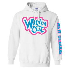 Wild 'N Out Neon neu Schule Sweatshirt mit Kapuze - Weiß / SM