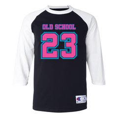 Wild 'N Out Neon Old School 3/4 Sleeve Baseball T-Shirt - SM