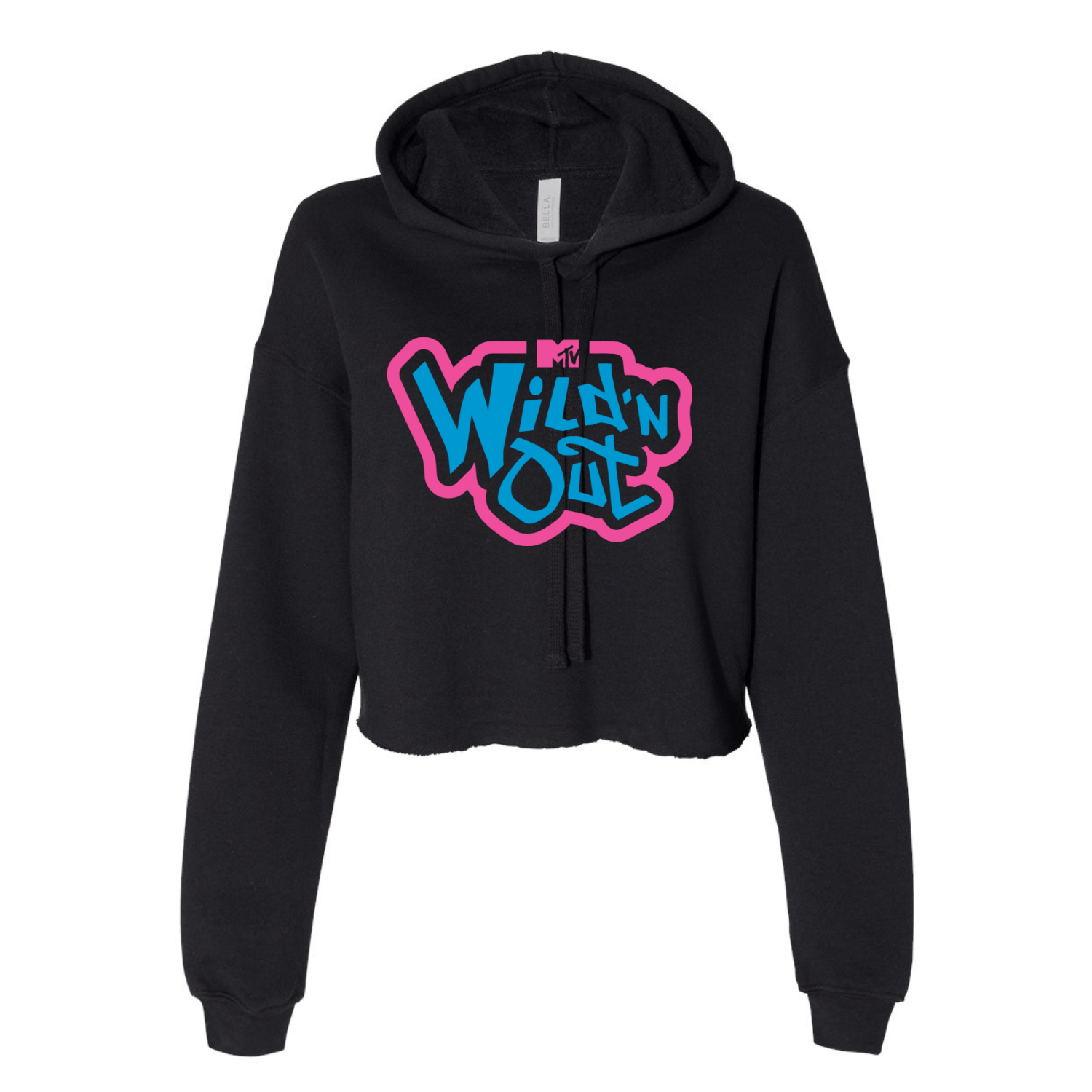 Wild 'N Out Neon Old School Women's Crop Fleece Hoodie