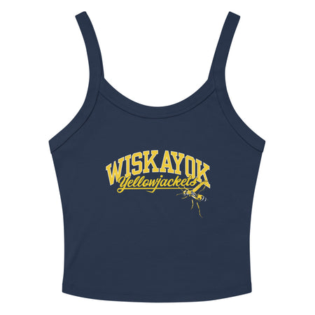 Yellowjackets Wiskayok Yellowjackets Ribbed Tank Solid Navy Blend