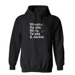 Yellowjackets Characters Hooded Sweatshirt - Black / SM