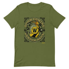 Yellowjackets Doom Coming Shroom Brew Unisex Camiseta - Aceituna / Sm
