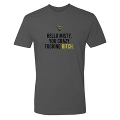 Yellowjackets Misty YCFB Adult Short Sleeve T-Shirt - Heavy Metal / SM