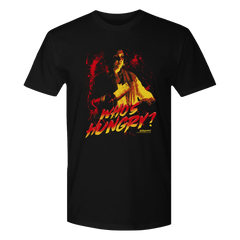 Yellowjackets Who's Hungry? Adult Short Sleeve T-Shirt - Black / SM