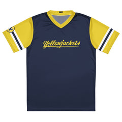 Yellowjackets Wiskayok Yellowjackets Unisex Camiseta del equipo - Marina de guerra / 2xs