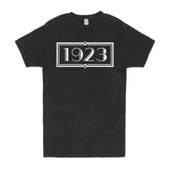 Yellowstone 1923 Logo Distressed T-Shirt - Schwarz / SM