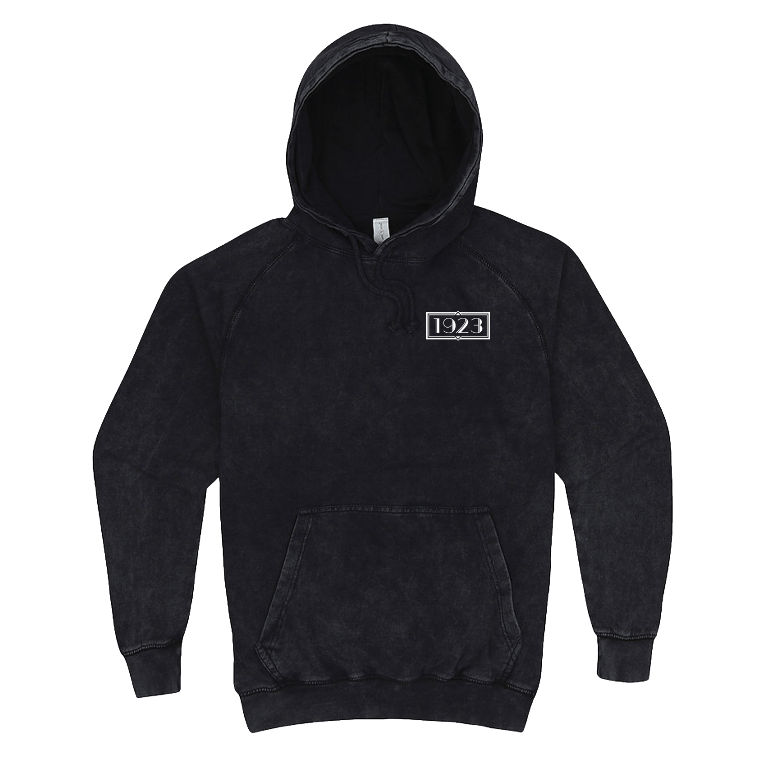 Yellowstone 1923 Logo Left Chest Distressed Hooded Sweatshirt - Paramount Shop