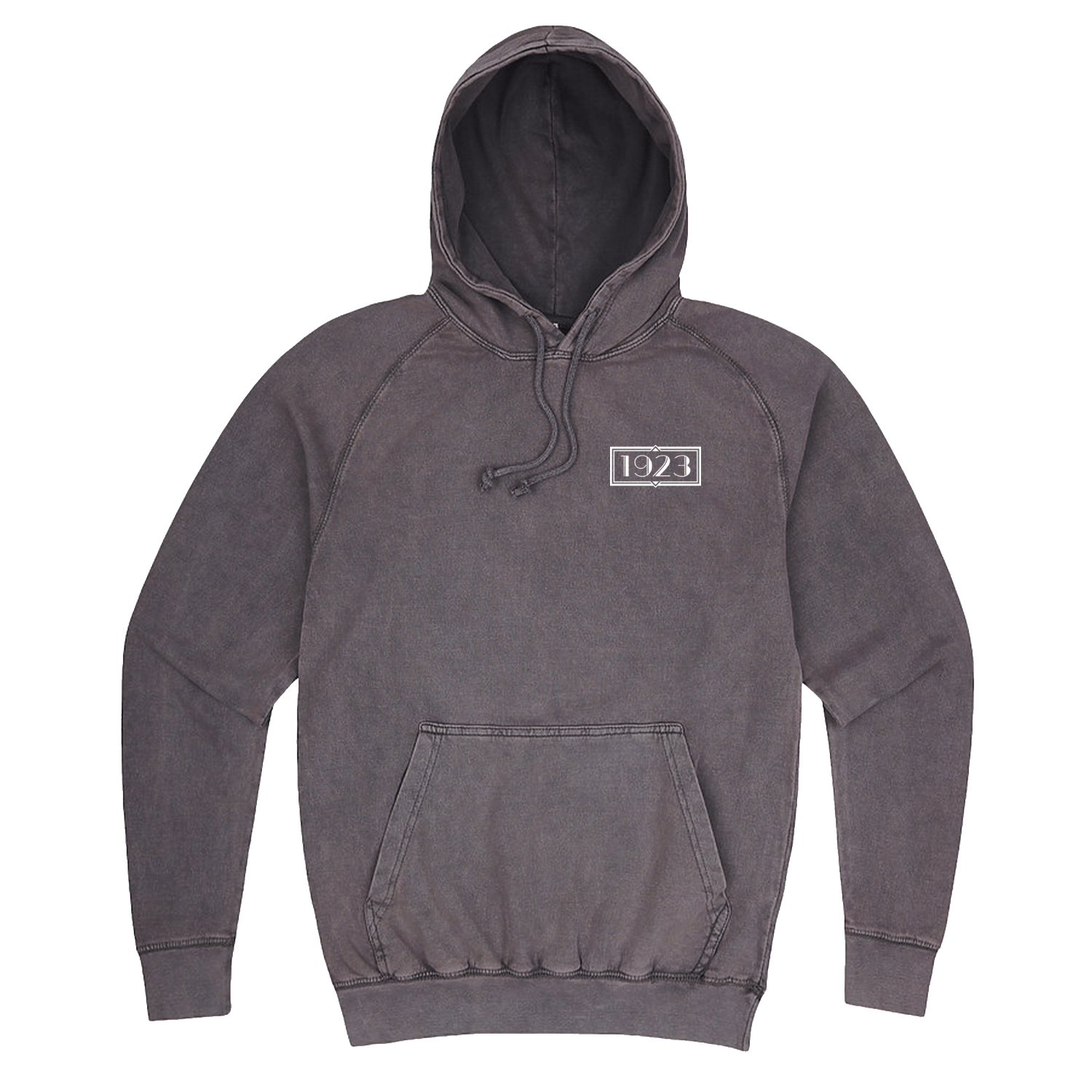 Yellowstone 1923 Logo Left Chest Distressed Hooded Sweatshirt - Paramount Shop