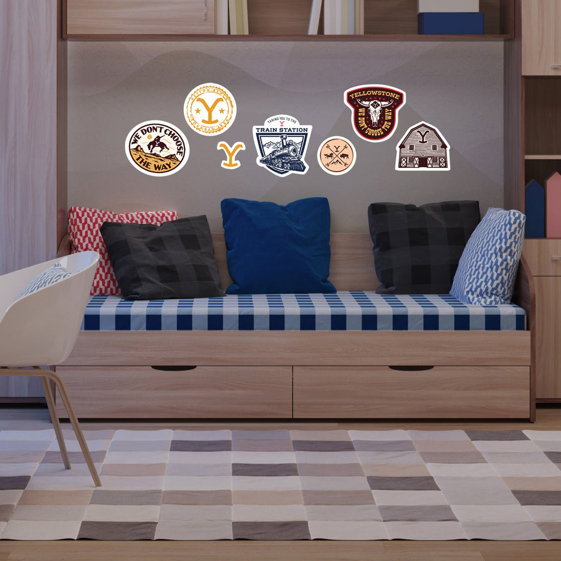 Yellowstone Badge Wall Decals – Paramount Shop