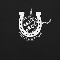 Yellowstone Beth Dutton Snake Unisex T-Shirt - Black / XS
