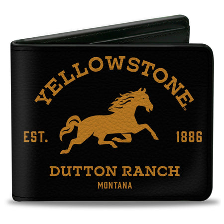 Yellowstone Dutton Ranch Bi-Fold Wallet Front View
