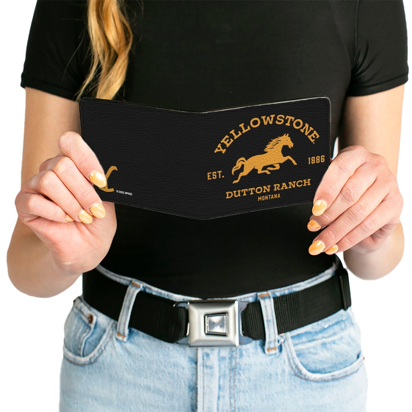 Yellowstone Merchandise Bi-Fold Wallet in Hand