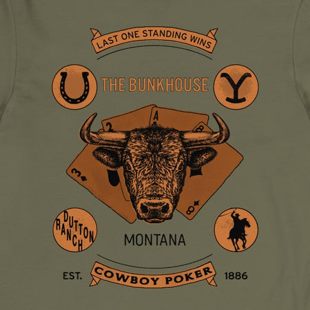 Yellowstone Bunkhouse Bison Long Sleeve T - Shirt - Paramount Shop