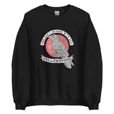 Yellowstone Can't Reason With Evil Crewneck Sweatshirt - Paramount Shop