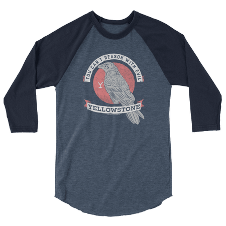 Yellowstone Can't Reason With Evil Raglan T - Shirt - Paramount Shop