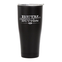 Yellowstone Meine innere Beth Dutton Tumbler kanalisieren - Mattschwarz / 30 Unzen