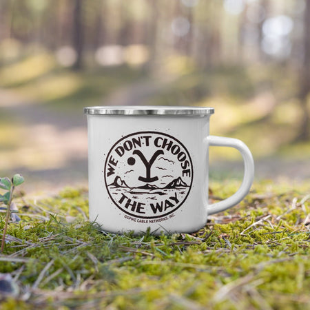Yellowstone Choose the Way Enamel Mug - Paramount Shop