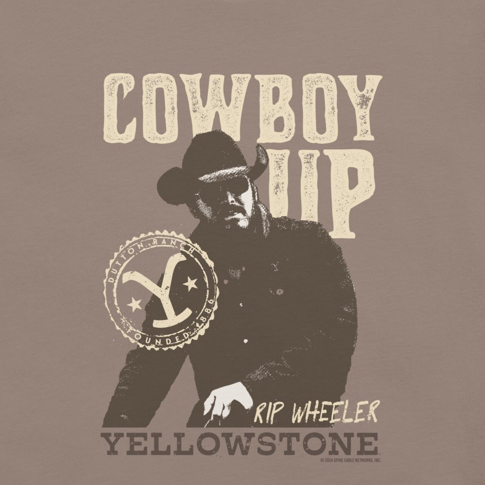 Yellowstone Cowboy Up Unisex T - Shirt - Paramount Shop