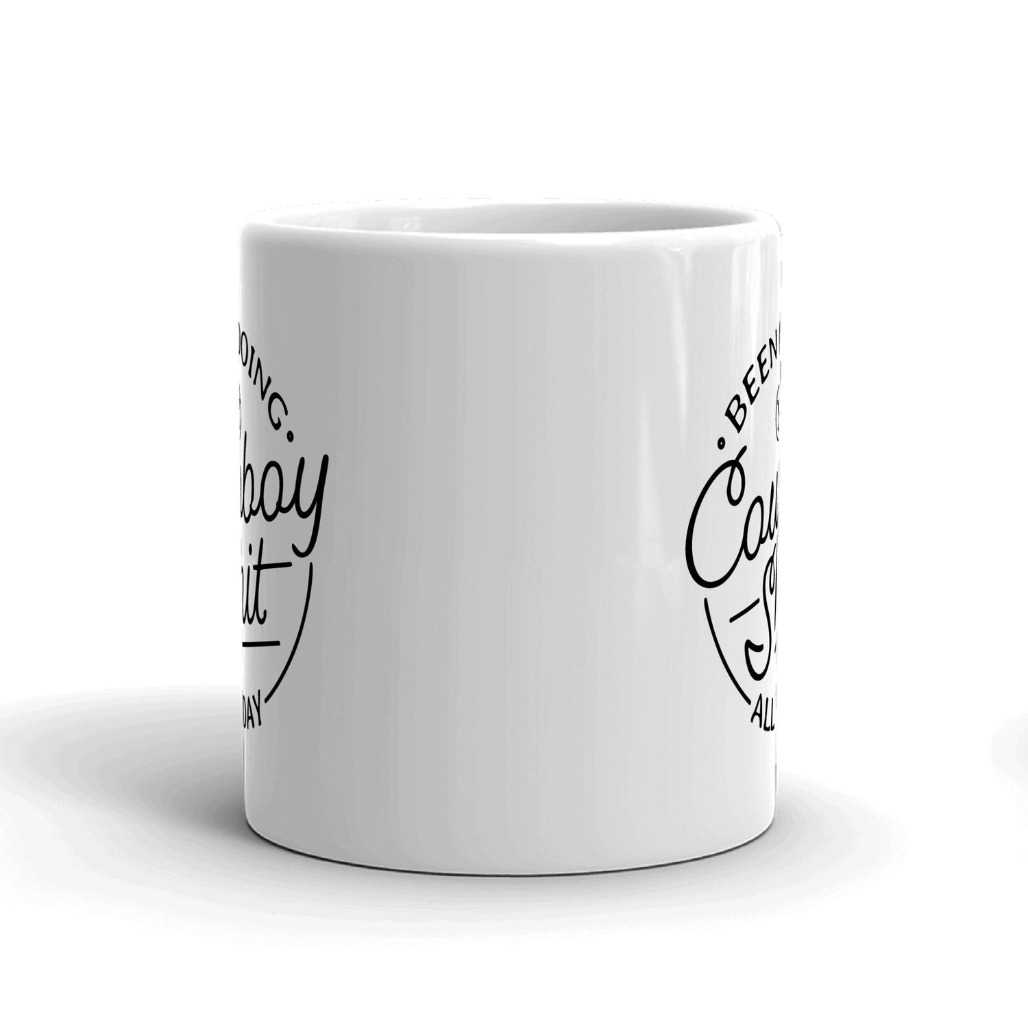 Yellowstone Cowboy White Mug - Paramount Shop