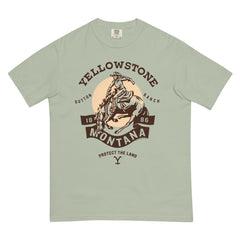 Yellowstone Cowgirl Comfort Colors T-Shirt - Bay / SM