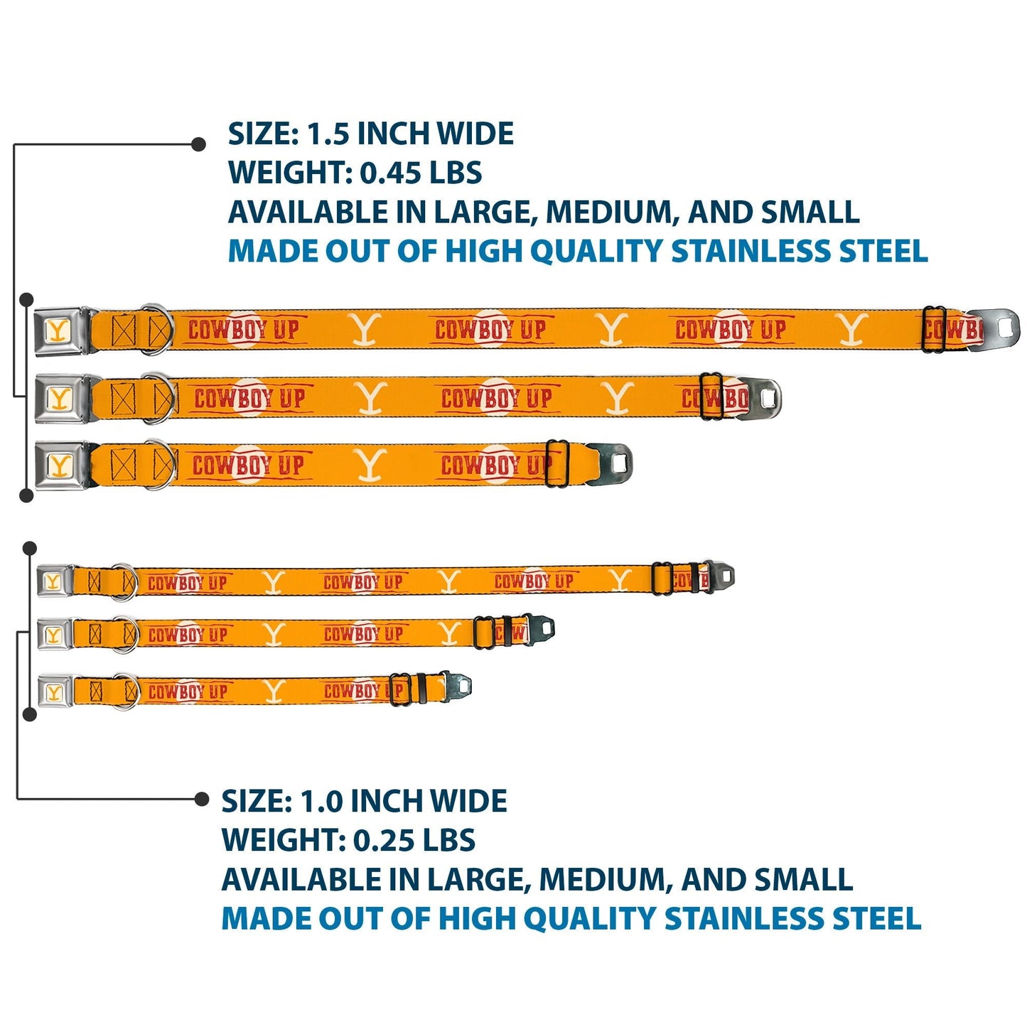Yellowstone dog collar buckle release mechanism