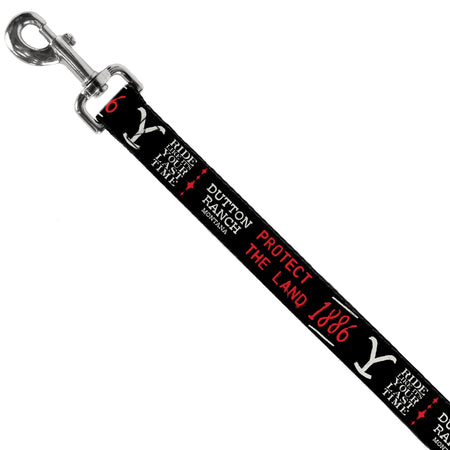 Close-up of the durable stainless steel swivel clip on the Yellowstone leash