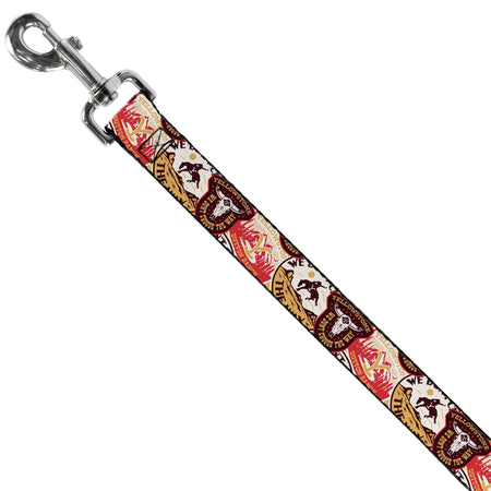 Technical Guide: Construction: High-density polyester webbing. Hardware: Steel spring-loaded swivel hook. Brand: Buckle-Down. Licensing: Official Paramount Network Yellowstone merchandise.