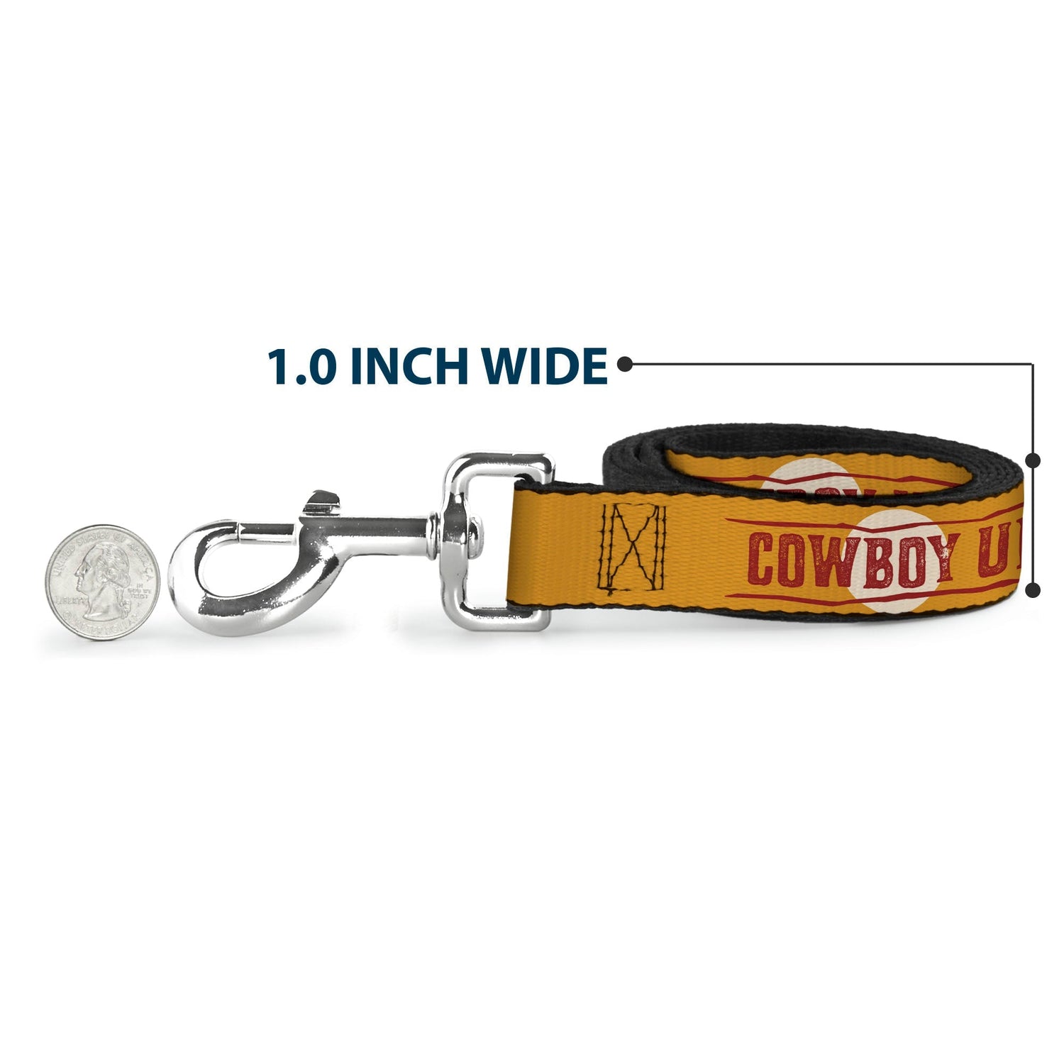 Yellowstone Dog Leash Y Logo Cowboy Up Design - Paramount Shop