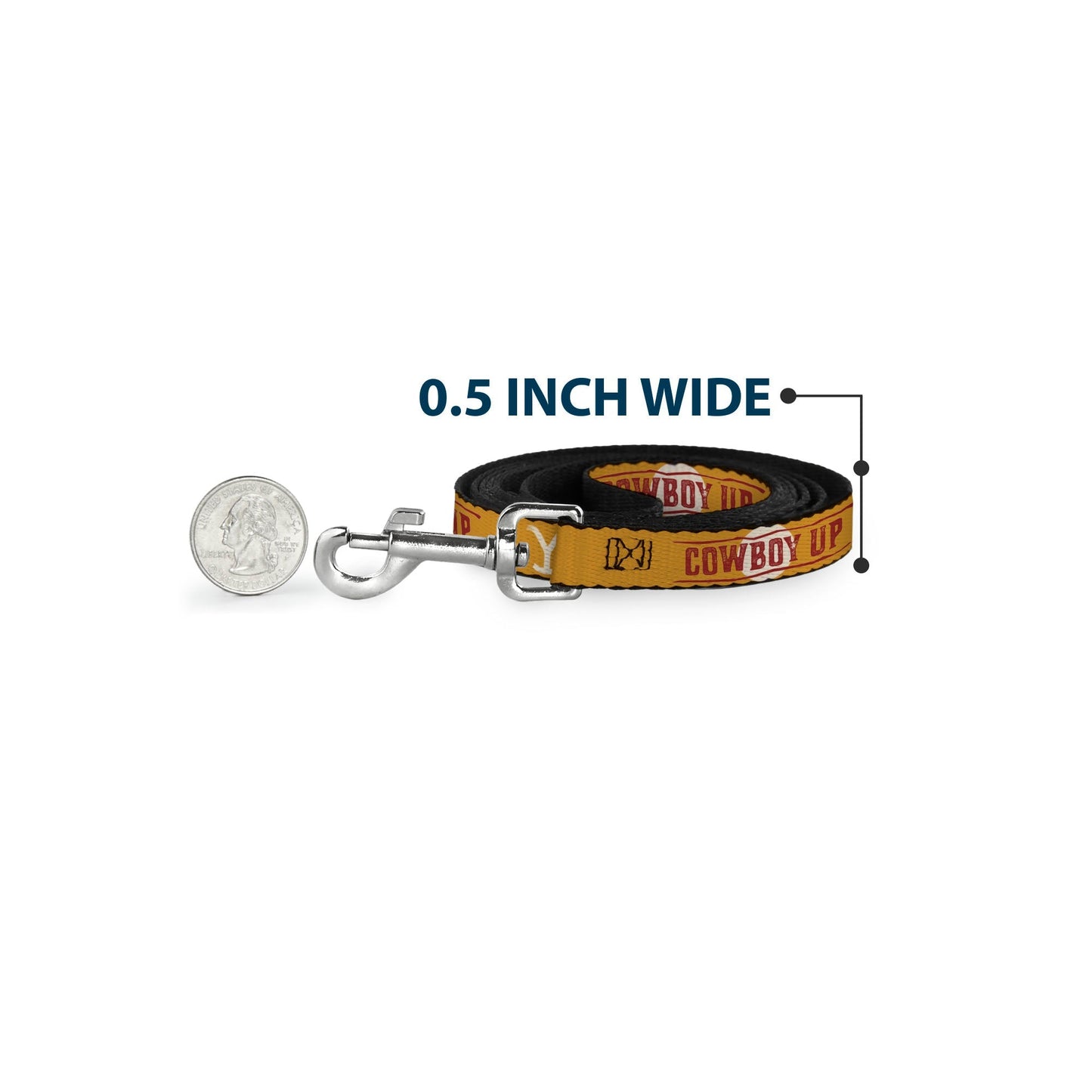 Synonyms: Yellowstone pet lead, Cowboy Up dog leash, Dutton Ranch pet gear, Y logo leash, Yellowstone dog accessory.