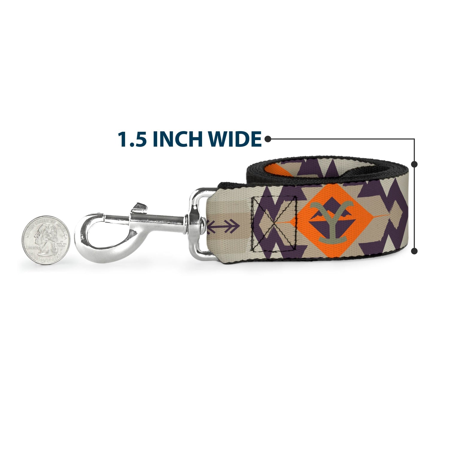 Packaging view of the official licensed Yellowstone dog leash
