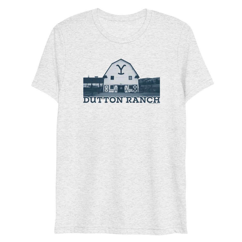 Yellowstone Dutton Ranch Barn Tri - Blend T - Shirt - Paramount Shop