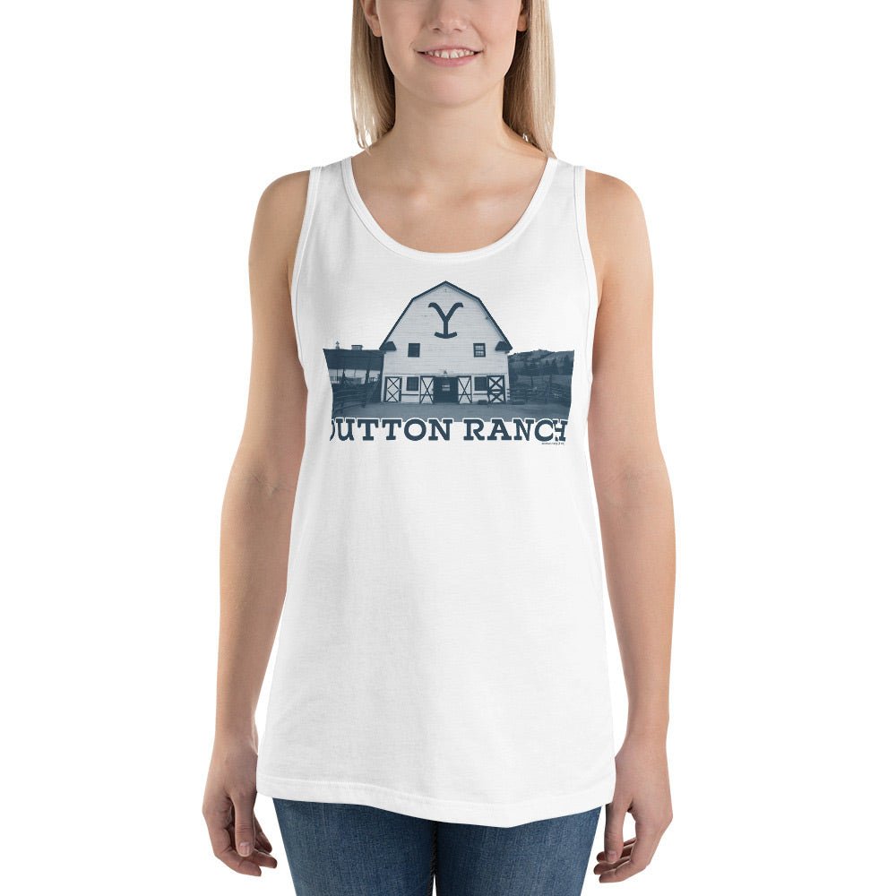 Yellowstone Dutton Ranch Barn Unisex Tank Top - Paramount Shop