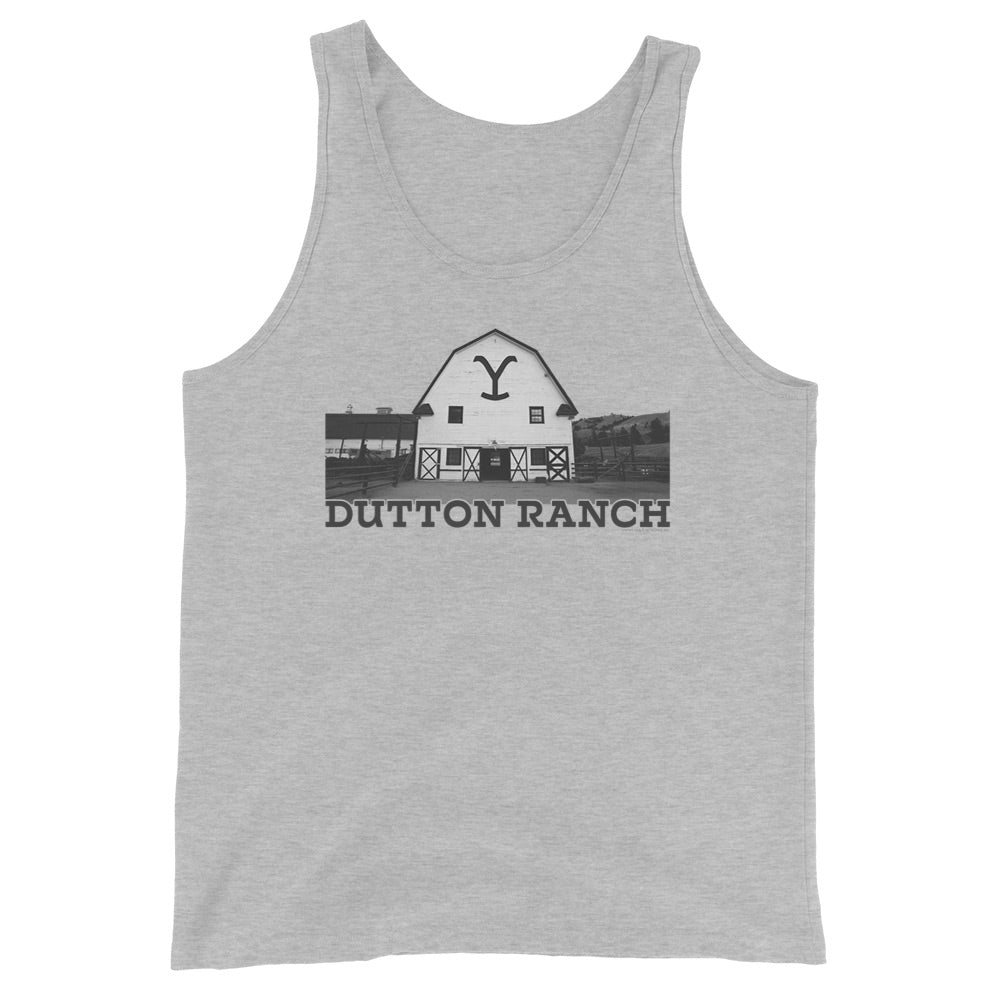 Yellowstone Dutton Ranch Barn Unisex Tank Top - Paramount Shop