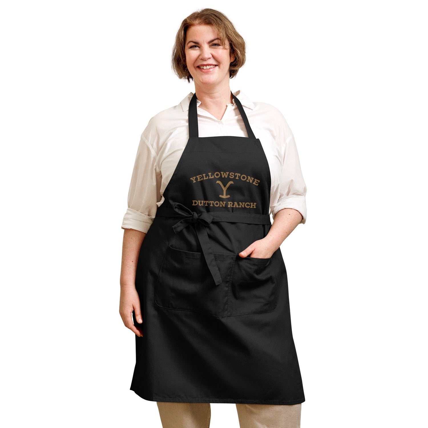 Yellowstone Dutton Ranch Embroidered Apron - Paramount Shop