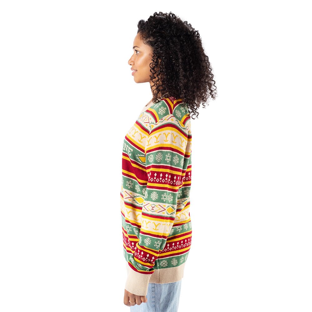 Yellowstone Dutton Ranch Holiday Knitted Sweater - Paramount Shop