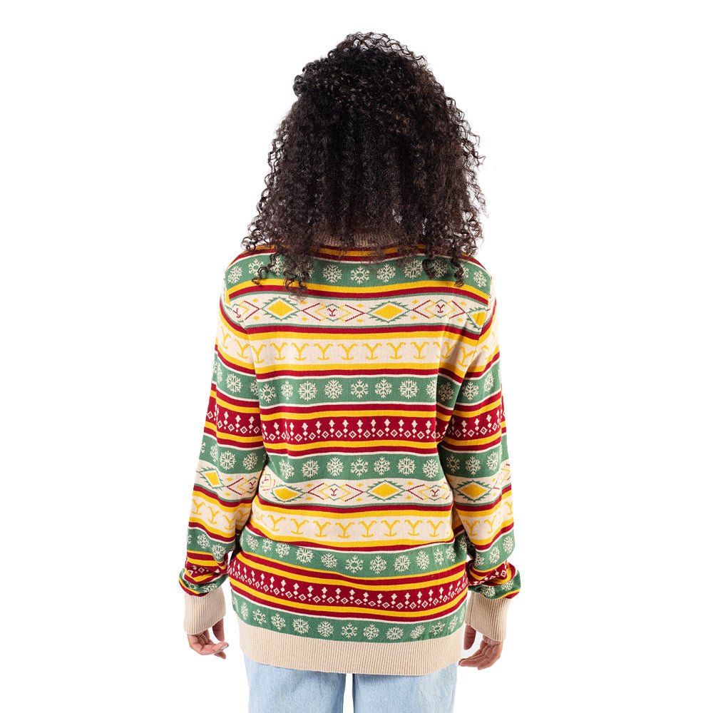 Yellowstone Dutton Ranch Holiday Knitted Sweater - Paramount Shop