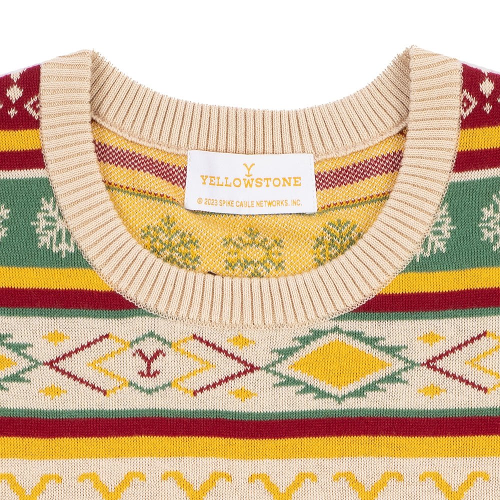 Yellowstone Dutton Ranch Holiday Knitted Sweater - Paramount Shop