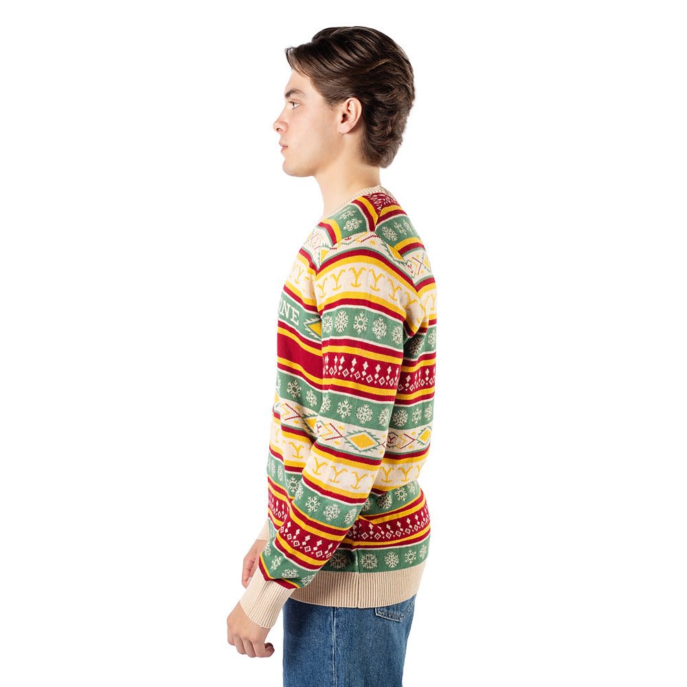 Yellowstone Dutton Ranch Holiday Knitted Sweater - Paramount Shop