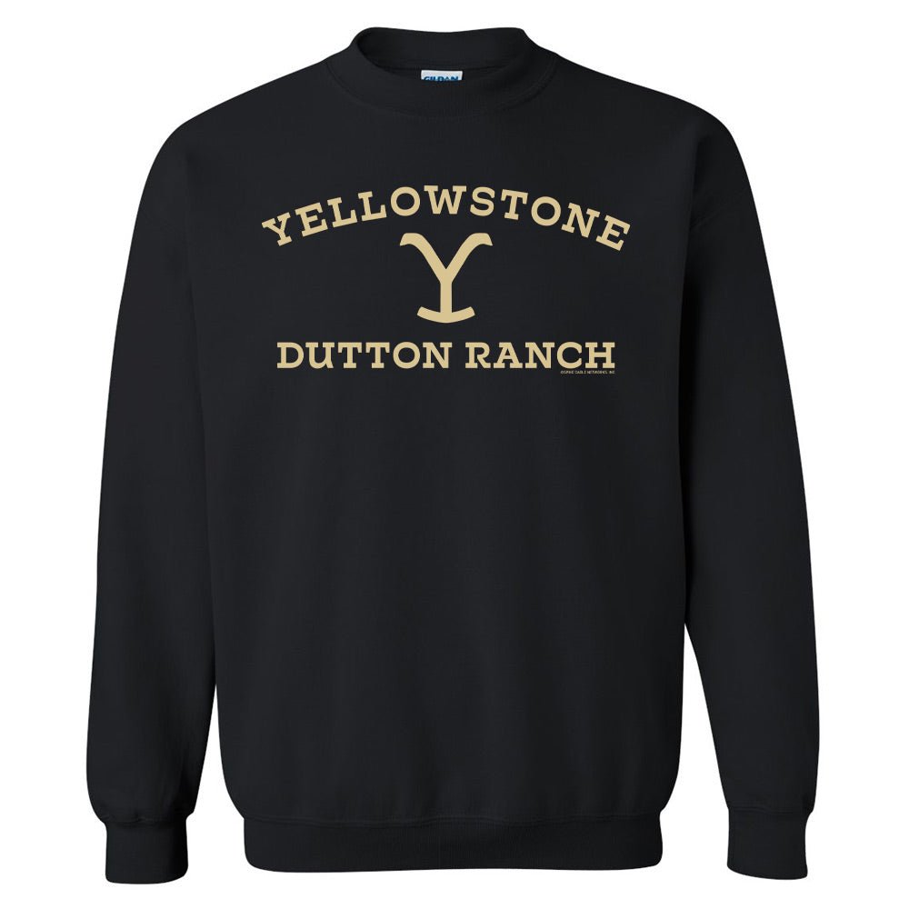 Yellowstone Dutton Ranch Logo Fleece Crewneck Sweatshirt - Paramount Shop
