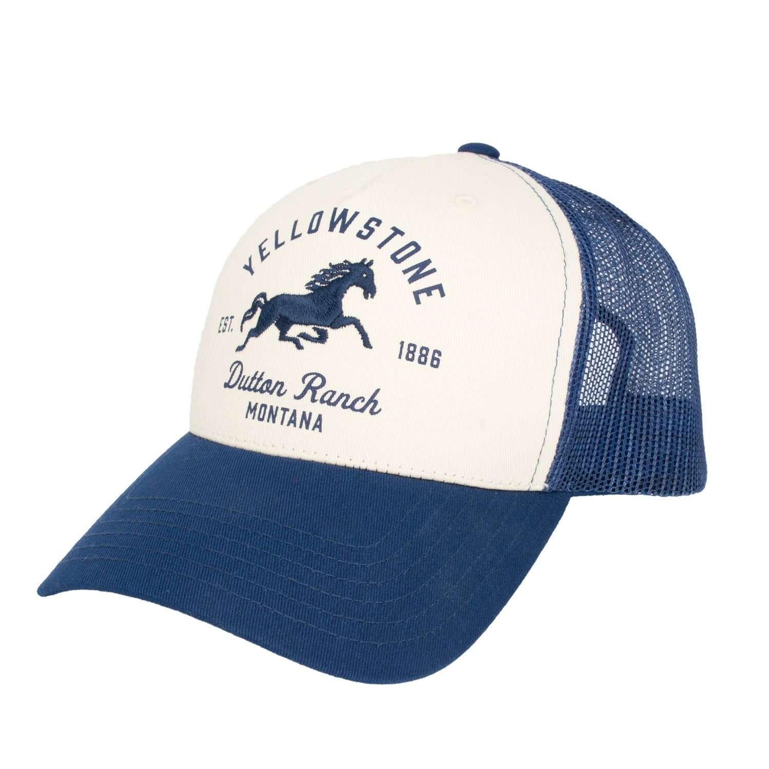Yellowstone Dutton Ranch Logo Mesh Back Trucker Hat - Paramount Shop