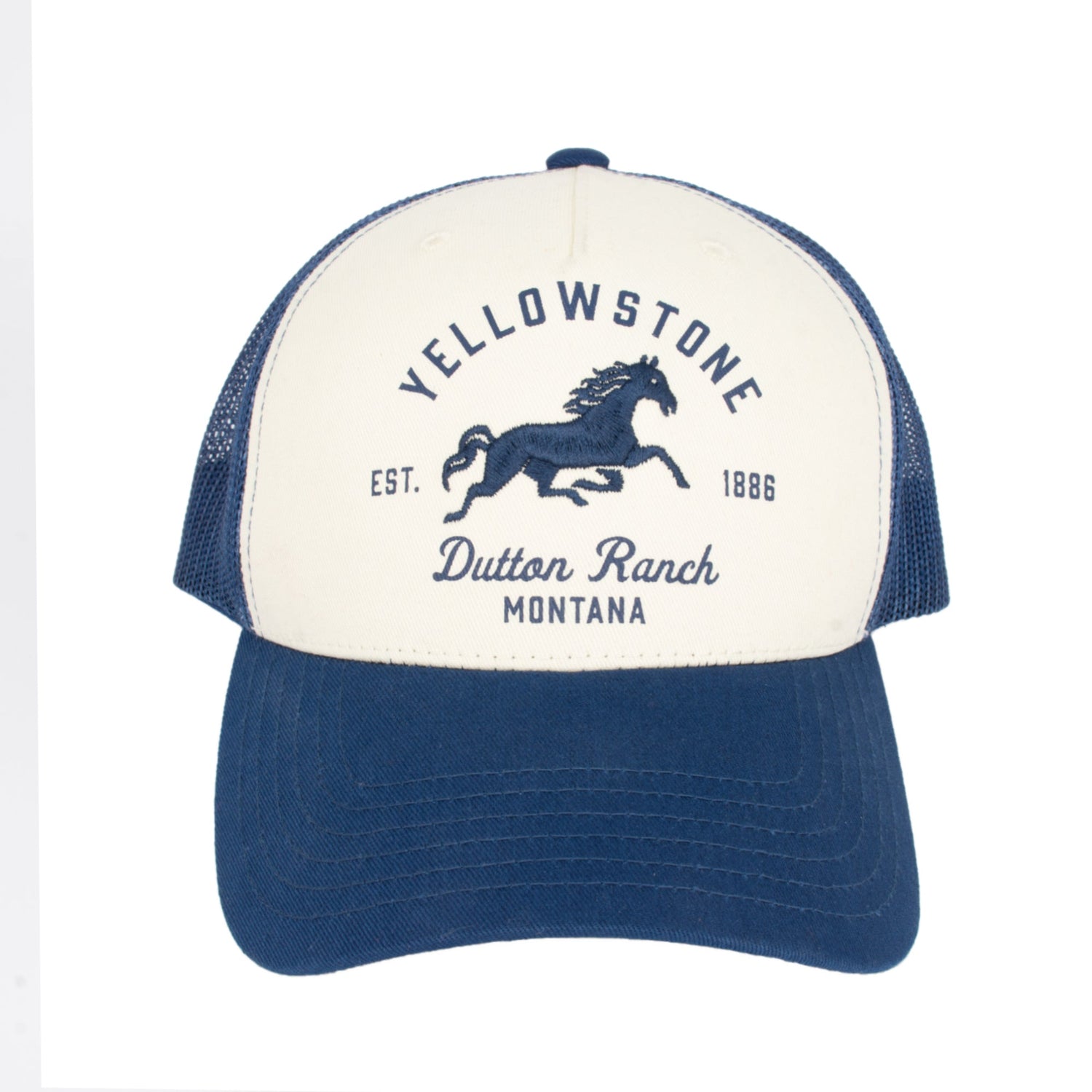 Yellowstone Dutton Ranch Logo Mesh Back Trucker Hat - Paramount Shop